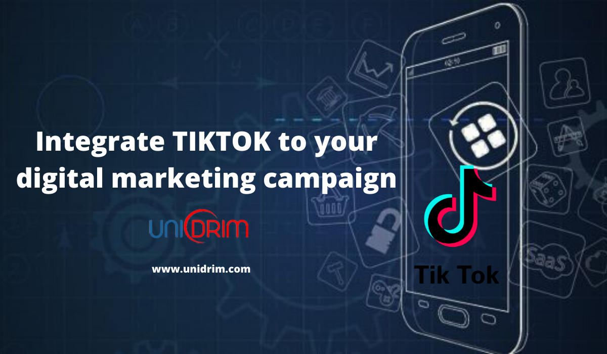 Integrate TIKTOK to your digital marketing campaign by Top Digital MArketing Company in Bangalore